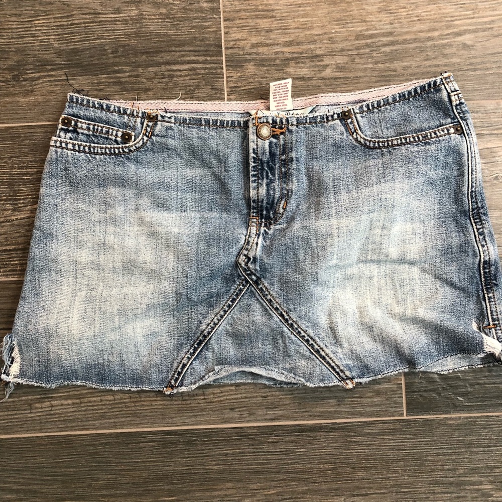 VINTAGE A & F denim skirt